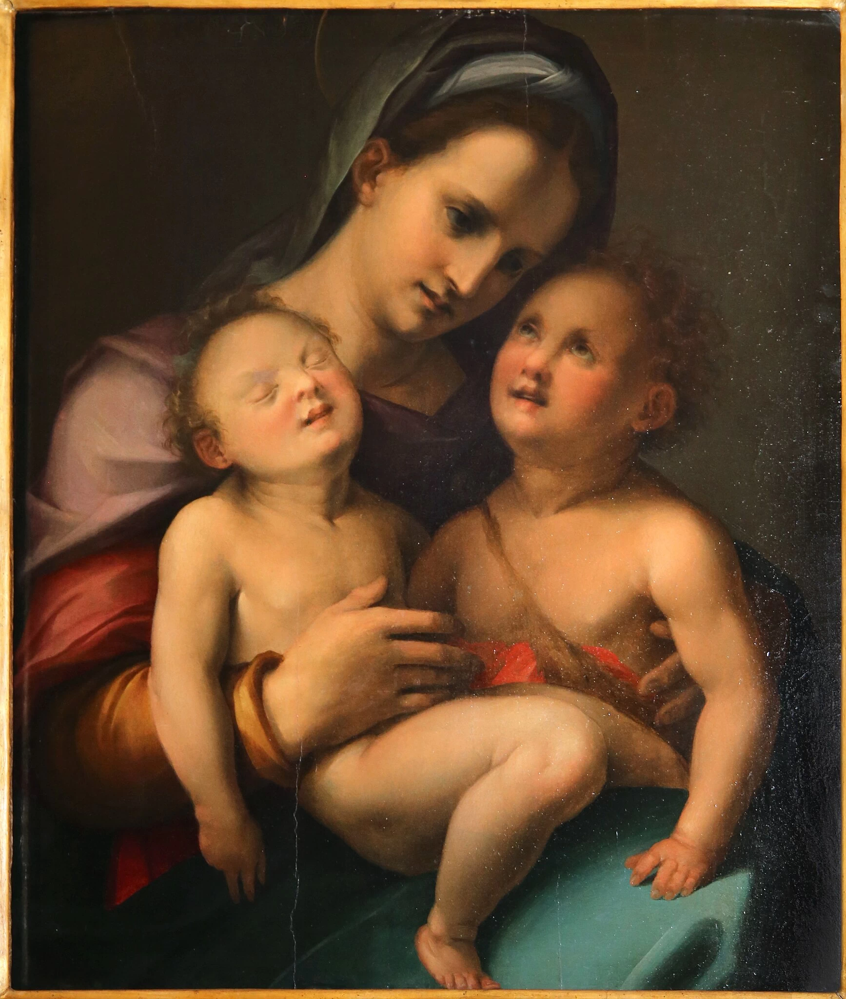 Madonna col Bambino e Giovannino - Collections of the Casa Museo Ivan Bruschi (Arezzo)